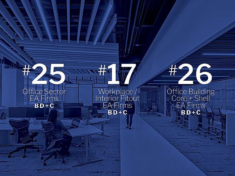Ghafari Ranks among BD+C’s Top Workplace EA Firms