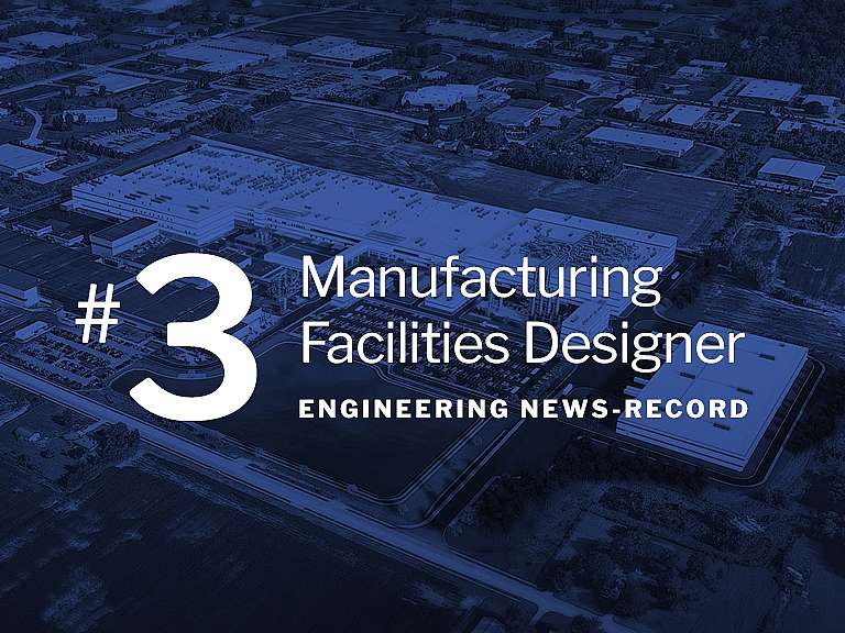 Ghafari Ranks among ENR’s Top Three U.S. Designers of Manufacturing Facilities in 2024